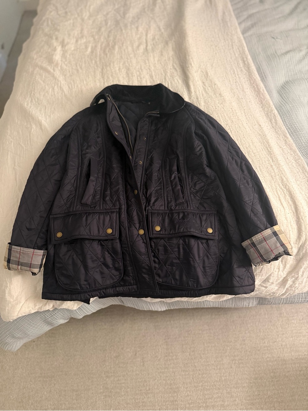 Women’s Navy Barbour size 8